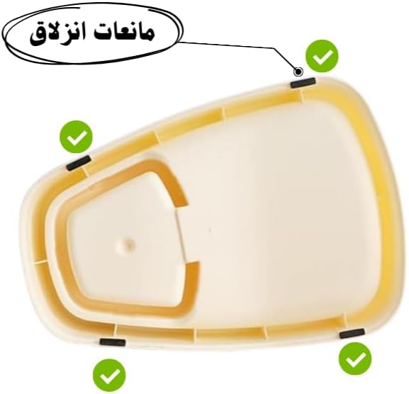 دسبنسر للمياه تلقائي الملء شكل عصري مزود بطبق عريض للحيوانات الأليفه سعتة 3.7 لتر